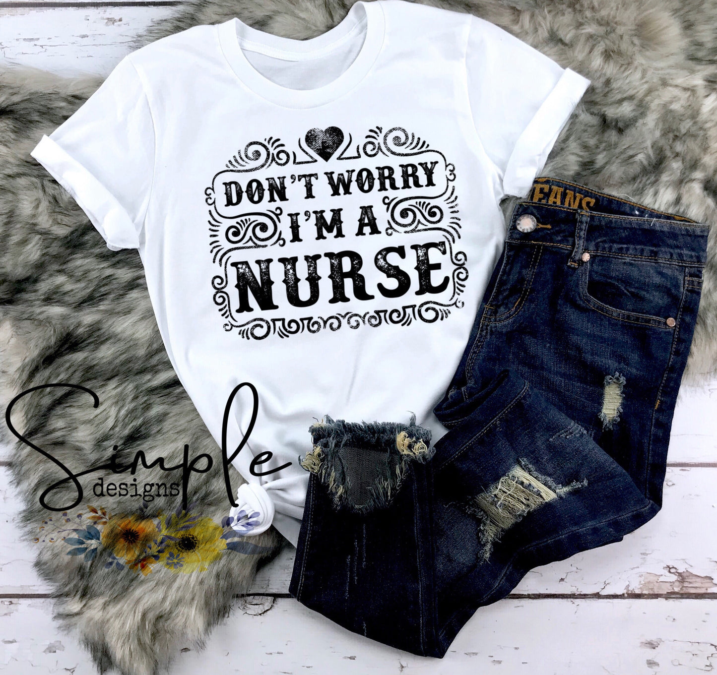 Don’t Worry I’m a Nurse Sublimation Heat Transfer Sheets