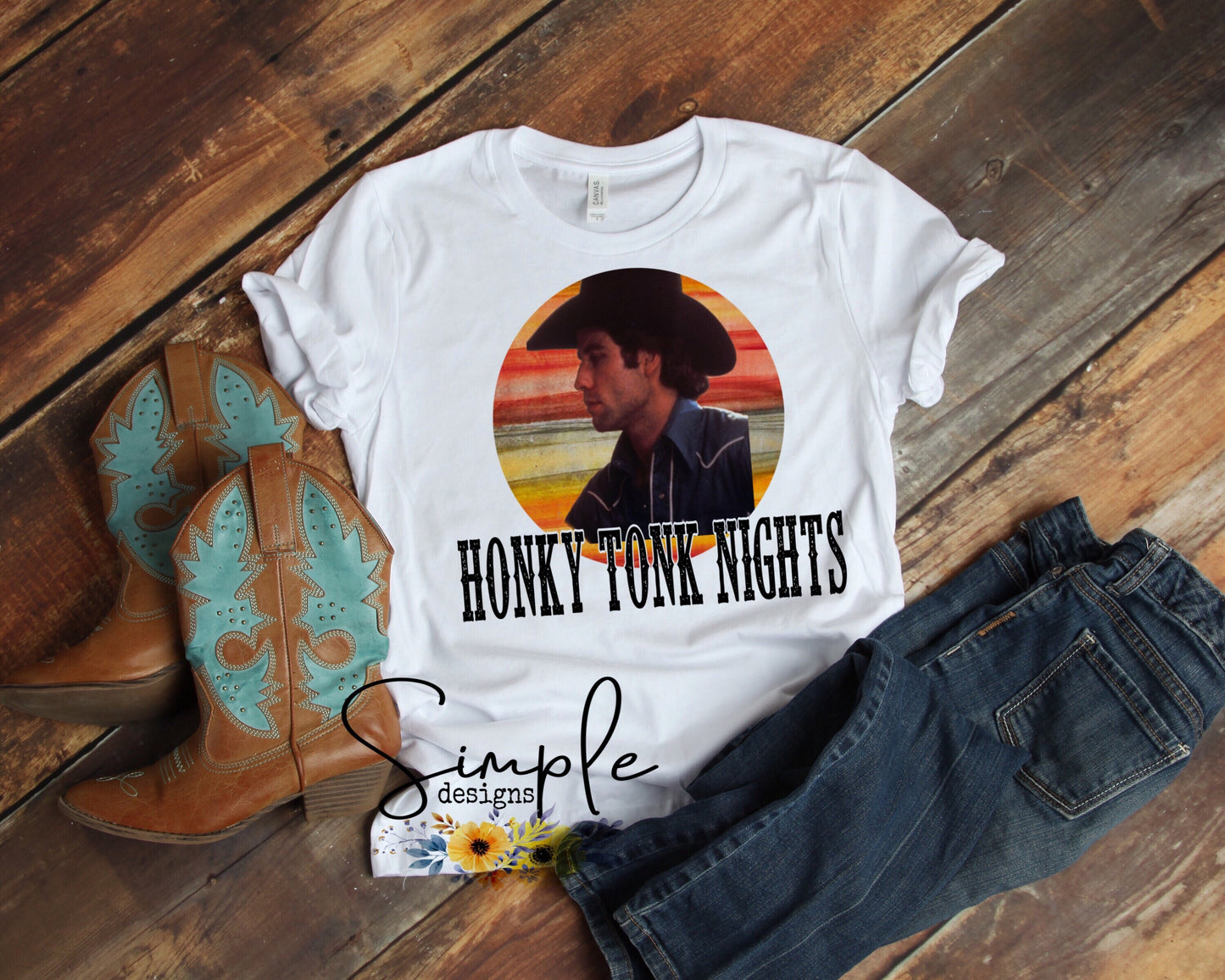 Honky Tonk Nights Cowboy Sublimation Heat Transfer Sheets
