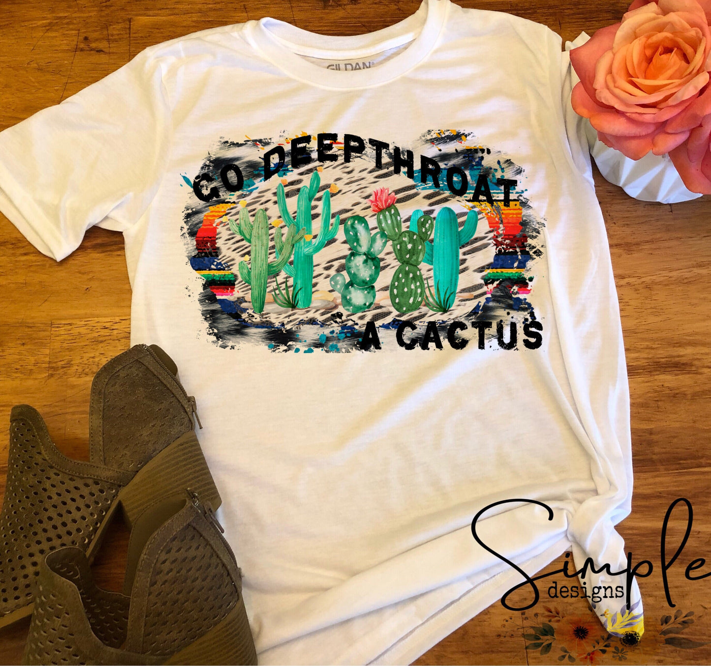Deep Throat a Cactus Sublimation Heat Transfer Sheet