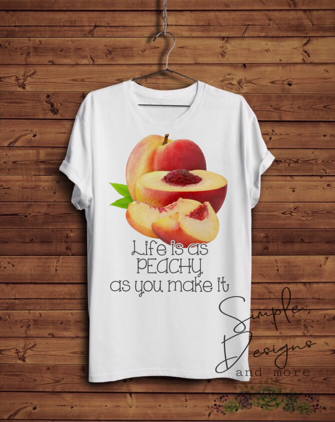 Life is as Peachy as You Make It Sublimation Heat Transfer Sheets