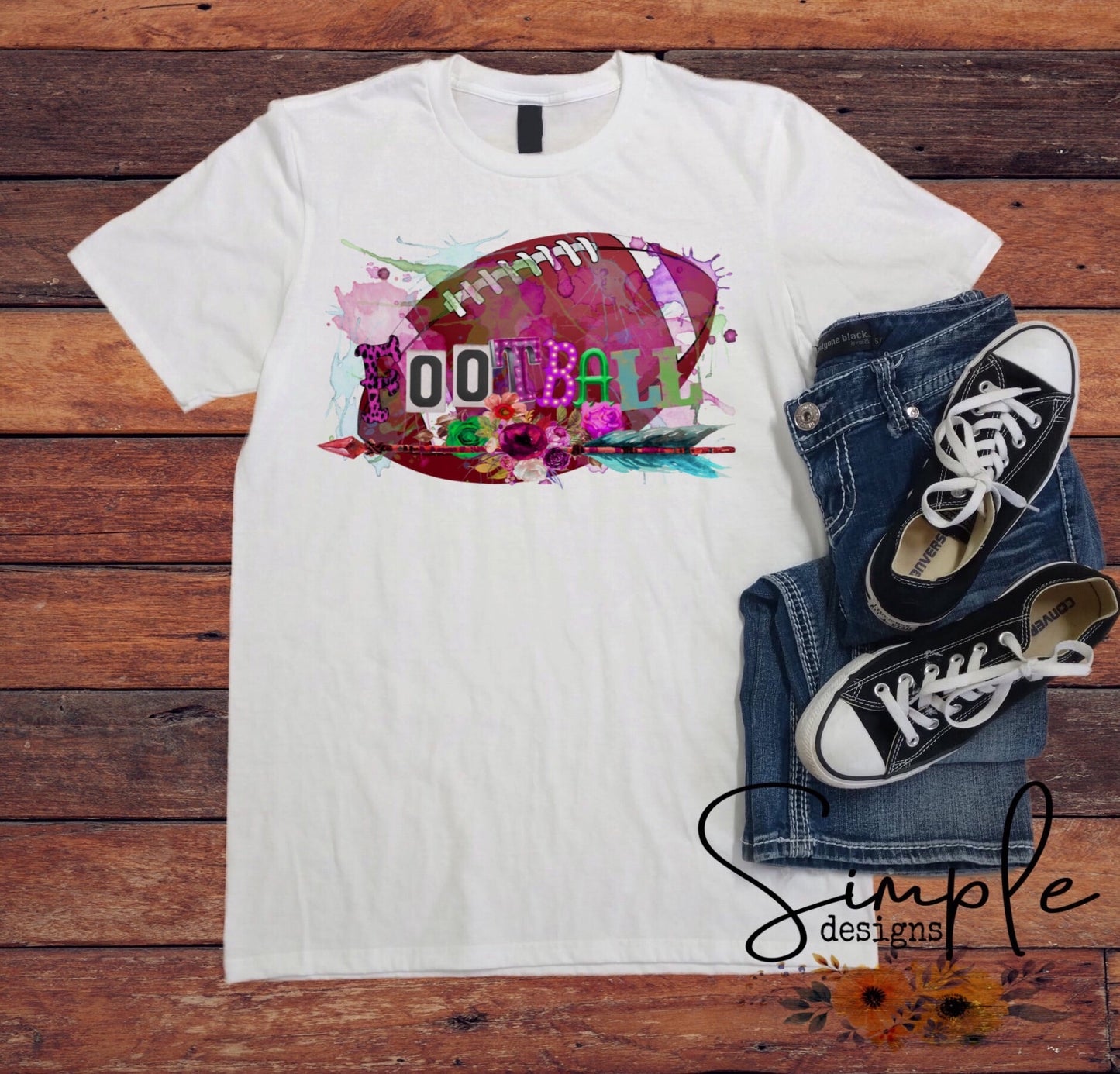 Football Splash Sublimation Heat Transfer Sheet