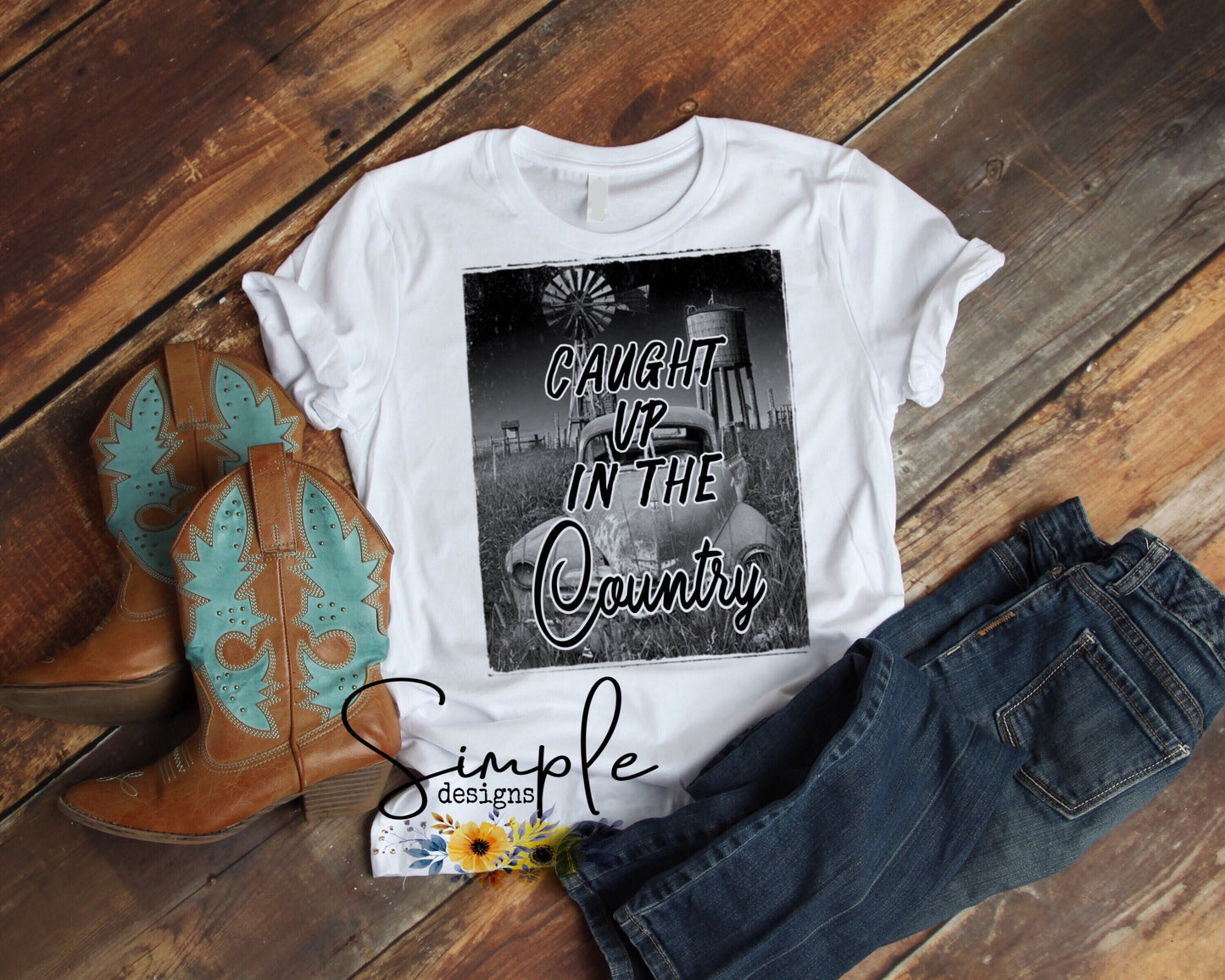 Caught Up in the Country Sublimation Heat Transfer Sheet