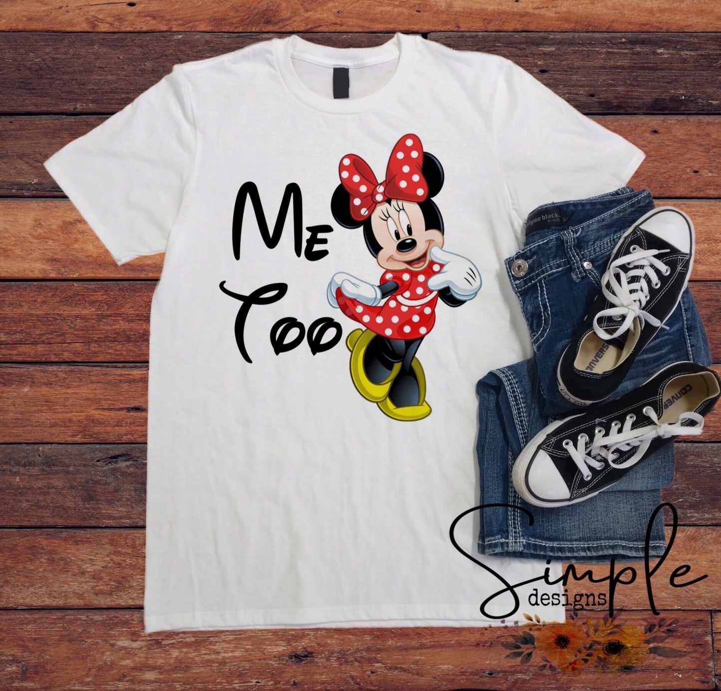 Minnie Me Too Sublimation Heat Transfer Sheets