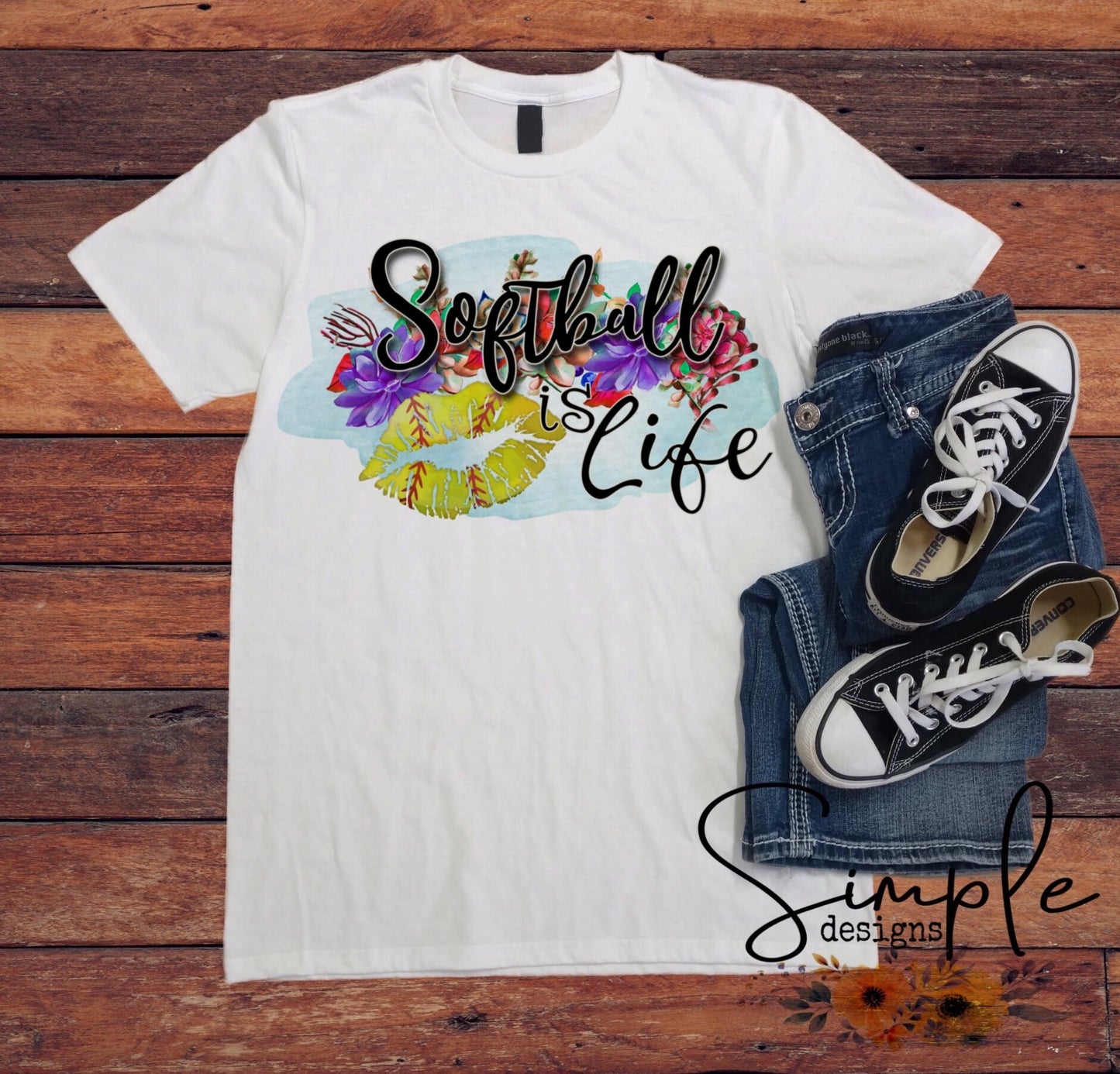 Softball is Life Sublimation Heat Transfer Sheet