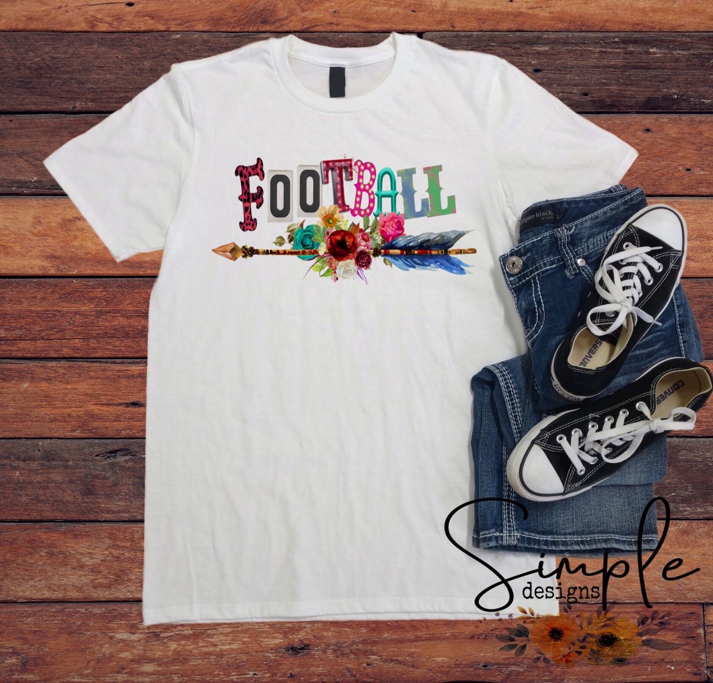 Football Arrow Sublimation Heat Transfer Sheet