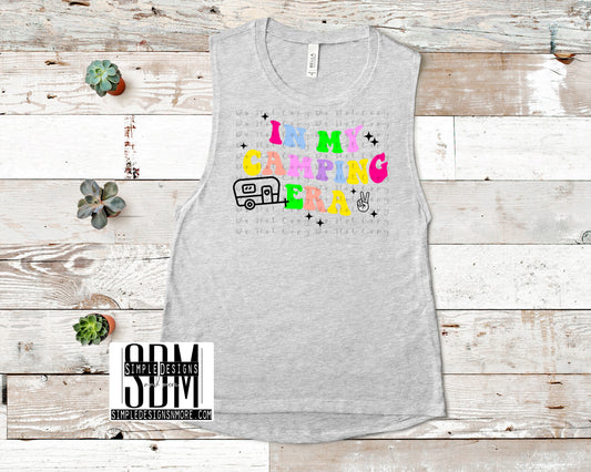 In My Camping Era Camping Heat Transfer DTF, Sublimation, DTF Direct to Film