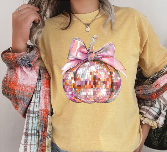 Glitter Pumpkin Heat Transfer DTF, Sublimation, DTF Direct to Film