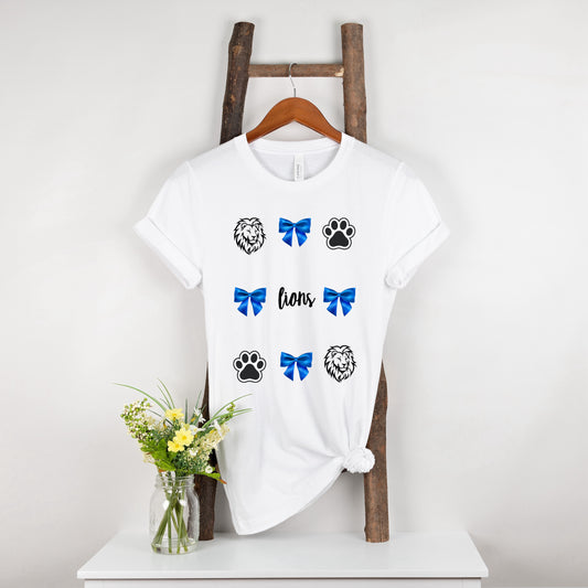 Lions Bows Heat Transfer DTF, Sublimation, DTF Direct to Film