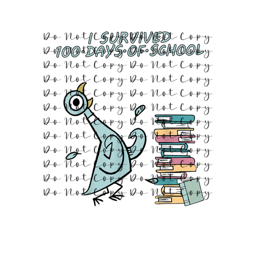 Survived 100 Custom DTF Heat Transfer,Sublimation, DTF Direct to Film