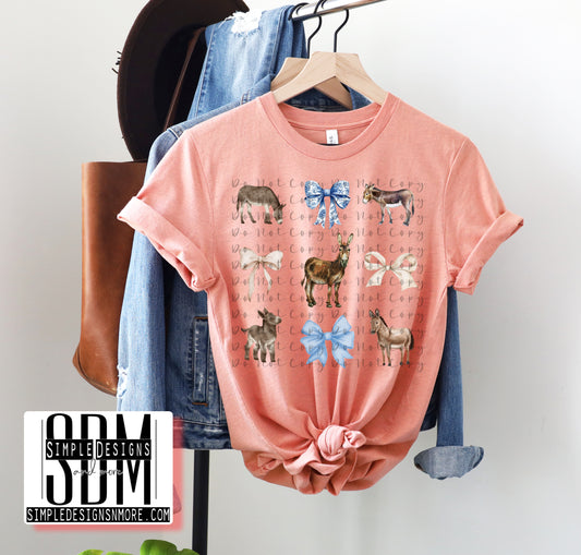 Donkey Collage Heat Transfer Sublimation, Sublimation, DTF Direct to Film