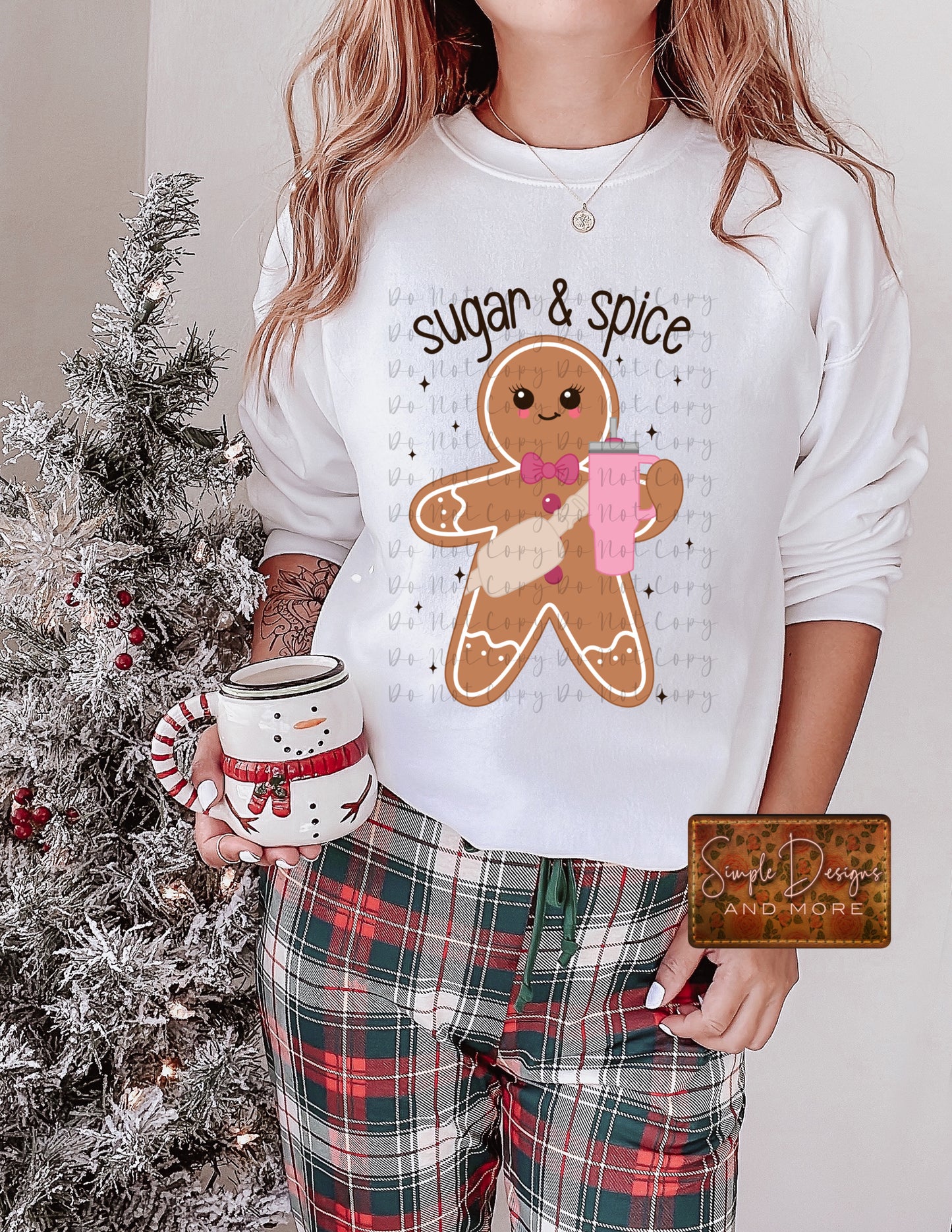 Sugar and Spice Christmas Heat Transfer Sublimation, Sublimation, DTF Direct to Film