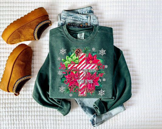 By His Stripes We are Healed Comfort Color T-shirt, Bella Canvas Tees, Crew Sweatshirt