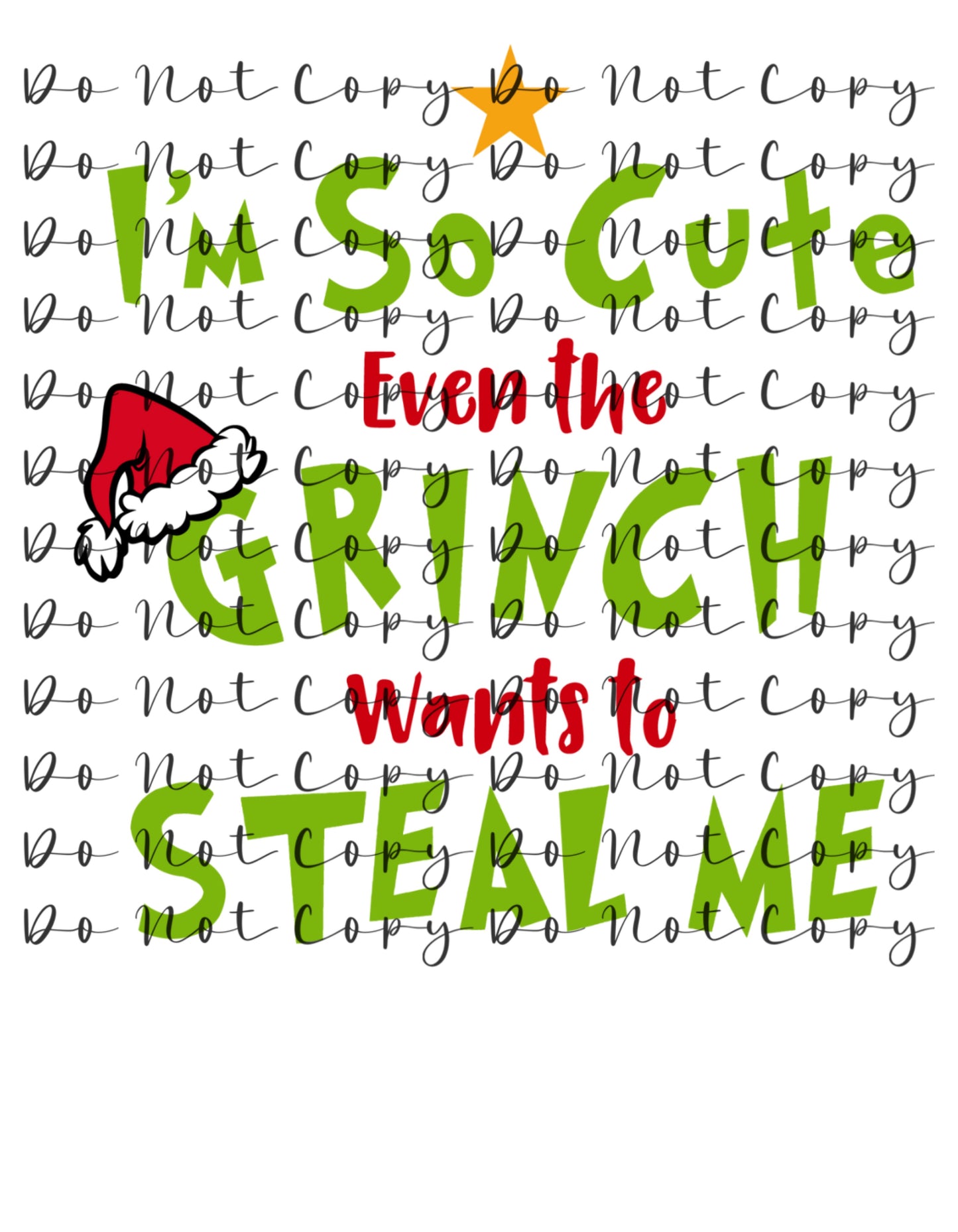 Donna I’m So Cute Custom DTF Heat Transfer,Sublimation, DTF Direct to Film