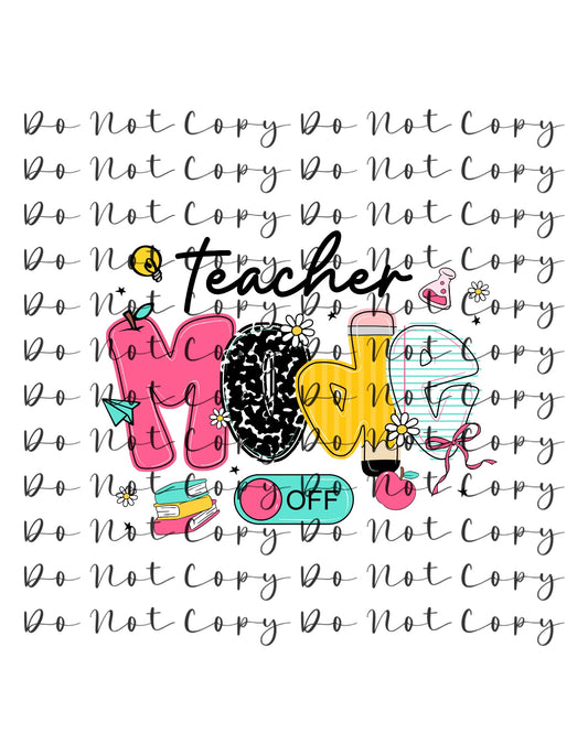 DSwitzer Custom Teacher Mode Heat Transfer Sublimation, Sublimation, DTF Direct to Film