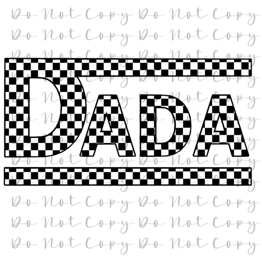 JHolman Checkered Dada Custom/Exclusive File Print Heat Transfer Sublimation, Sublimation, DTF Direct to Film