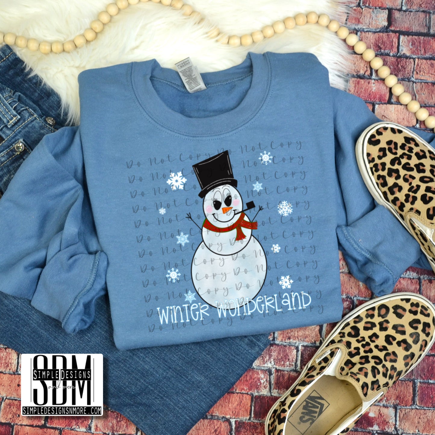 Winter Wonderland Snowman Heat Transfer Sublimation, Sublimation, DTF Direct to Film