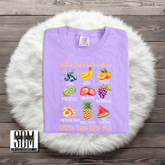 Fruit of the Spirit Heat Transfer Sublimation, Sublimation, DTF Direct to Film