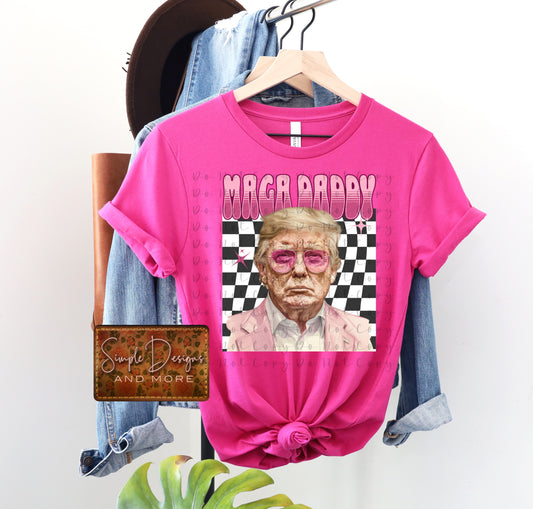 MAGA Daddy Sublimation, DTF Direct to Film Heat Transfer