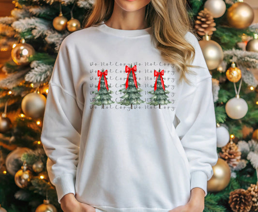 Trio Christmas Trees Heat Transfer Sublimation, Sublimation, DTF Direct to Film