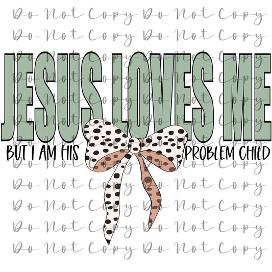 JHolman Jesus Loves Me Custom/Exclusive File Print Heat Transfer Sublimation, Sublimation, DTF Direct to Film