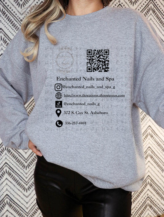 Donna Custom Logo with Info DTF Heat Transfer,Sublimation, DTF Direct to Film