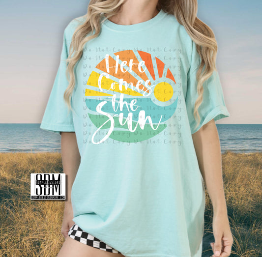 Here Comes the Sun Heat Transfers, Sublimation, DTF Direct to Film Heat Transfer