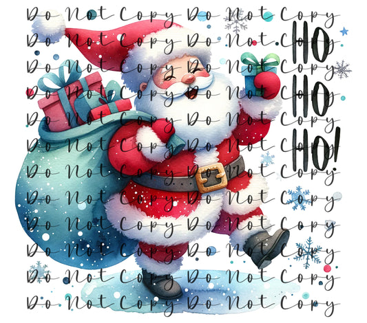 Ho Ho Ho Santa 20oz Straight Tumbler Sublimation Print