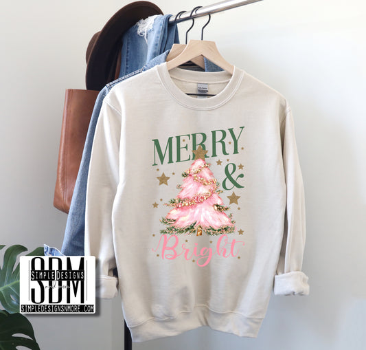 Merry and Bright Heat Transfer Sublimation, Sublimation, DTF Direct to Film