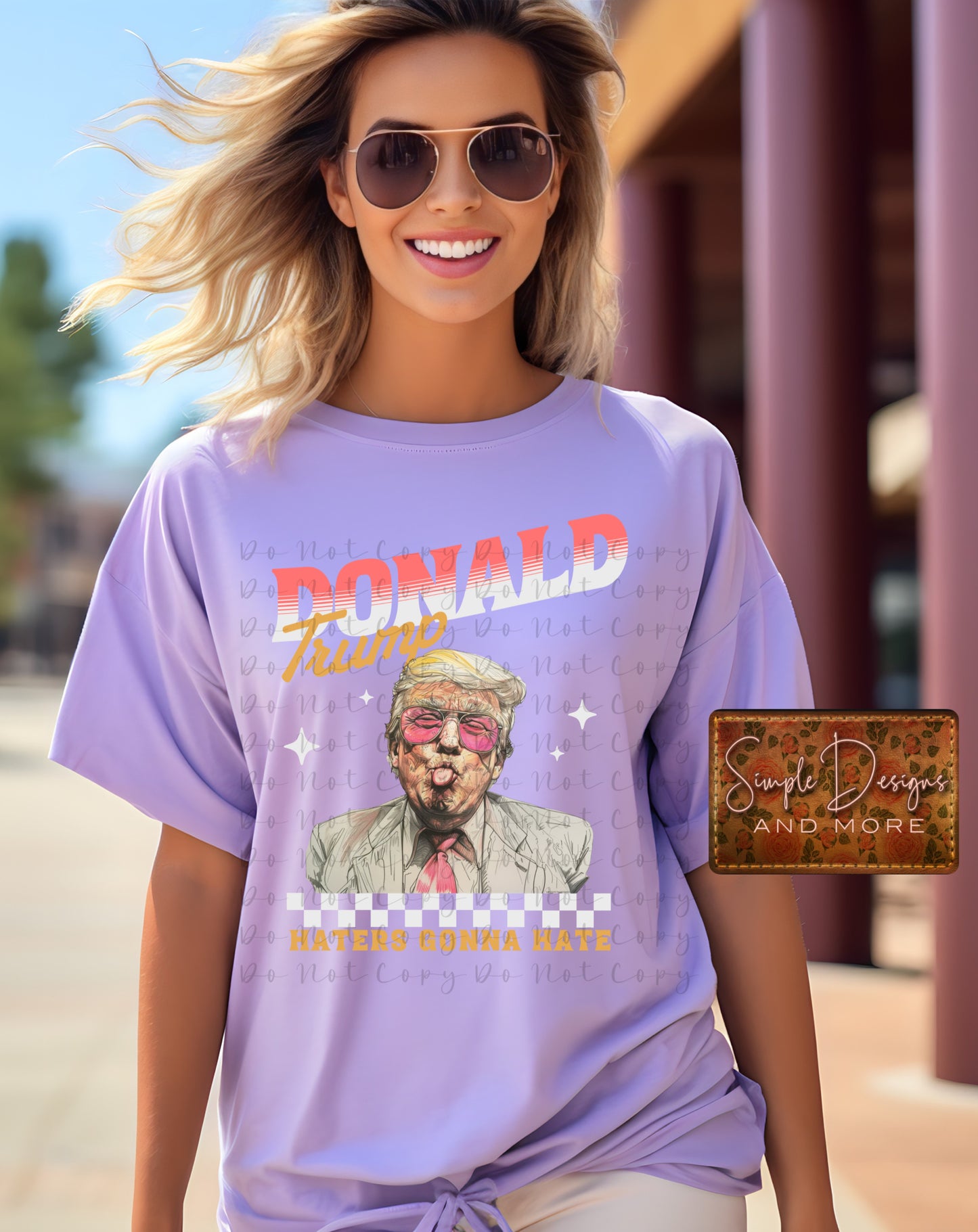 Haters Gonna Hate Trump Patriotic Sublimation, DTF Direct to Film Heat Transfer