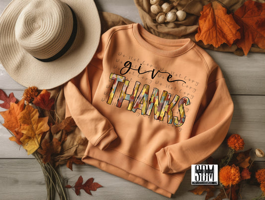 Give thanks DTF Direct to Film Heat Transfer, Sublimation Heat Transfer