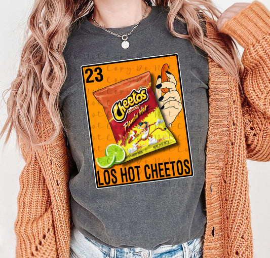 Hot Cheetos Heat Transfer DTF, Sublimation, DTF Direct to Film