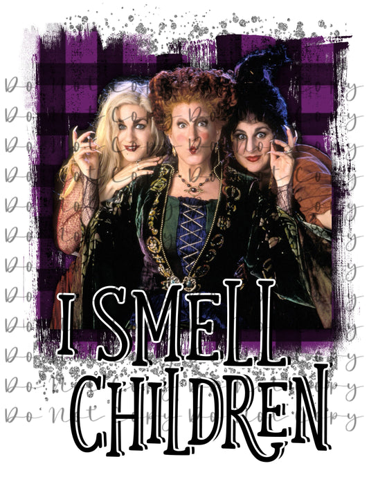 I Smell Children HP Halloween Transfer DTF, Sublimation, DTF Direct to Film