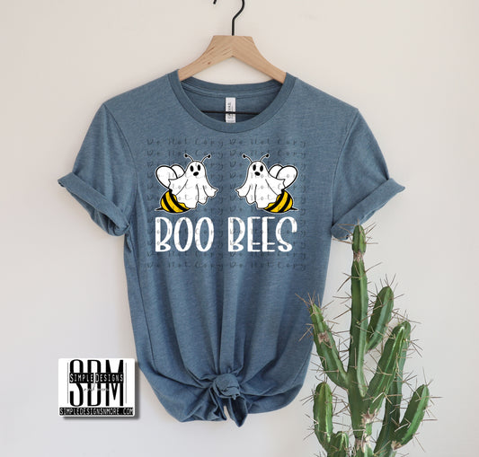 Boo Bees Ghost Direct to Film Heat Transfer, Sublimation Heat Transfer