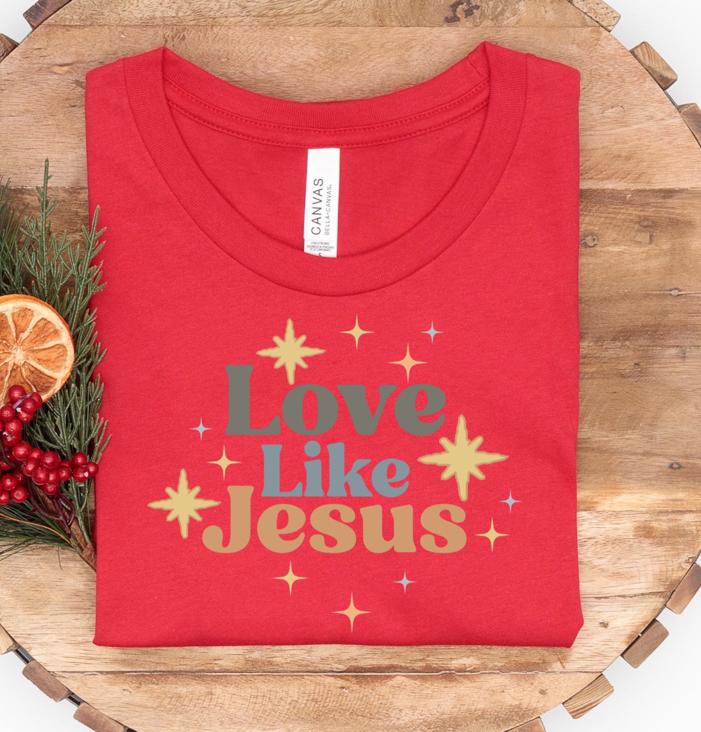 Love Like Jesus (Stars) Heat Transfer Sublimation, Sublimation, DTF Direct to Film