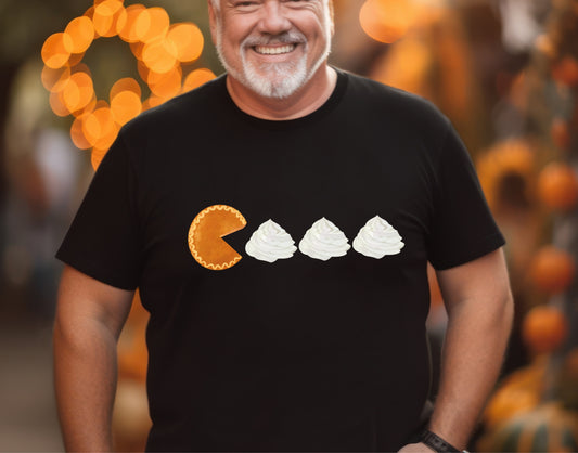 Pie Pac Man DTF Direct to Film Heat Transfer