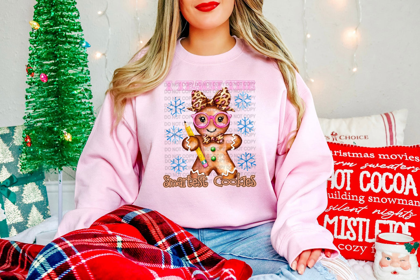 I Teach Smart Cookies Comfort Color T-shirt, Bella Canvas Tees, Crew Sweatshirt