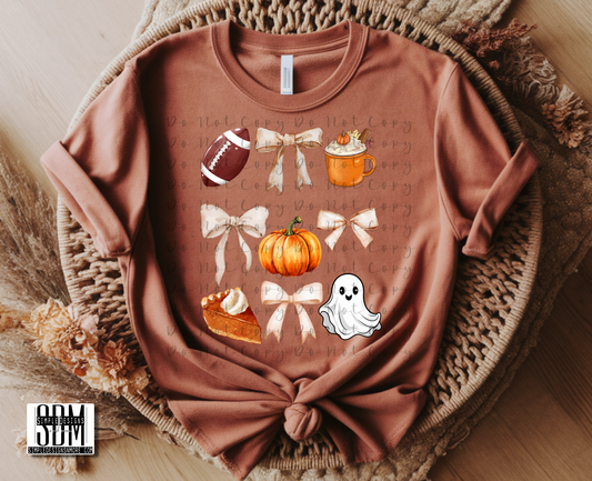 Fall Football Collab Comfort Color T-shirt, Bella Canvas Tees