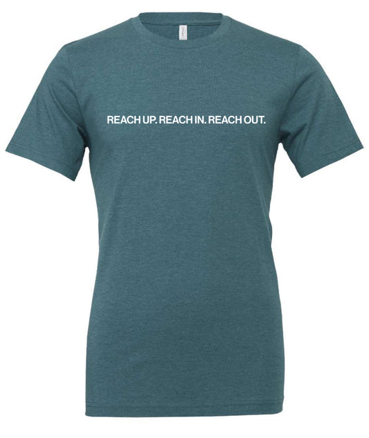 CWC Reach Up, Reach In, Reach Out Tees and Crew Sweatshirts