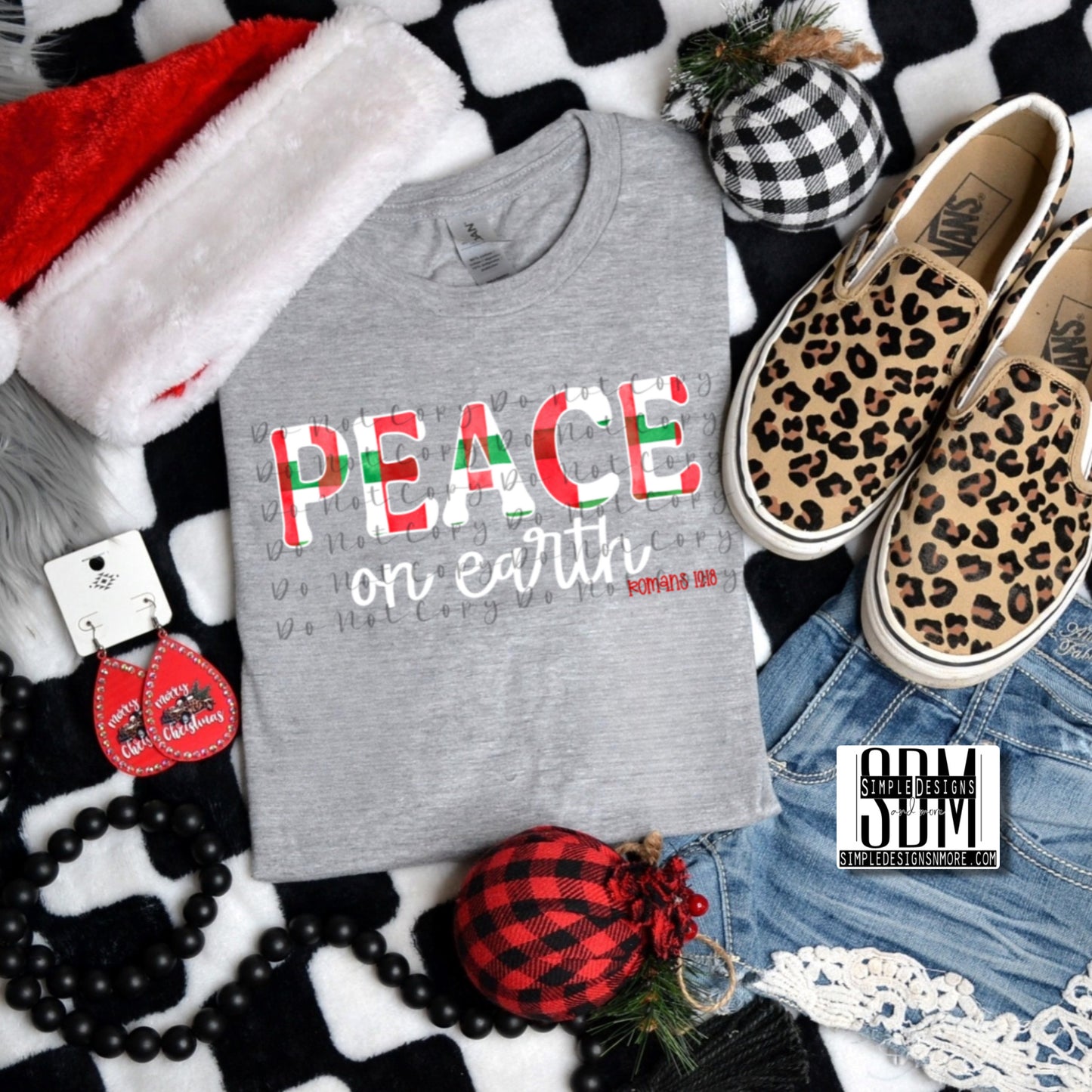 Peace on Earth Romans 12:18 Heat Transfer Sublimation, Sublimation, DTF Direct to Film