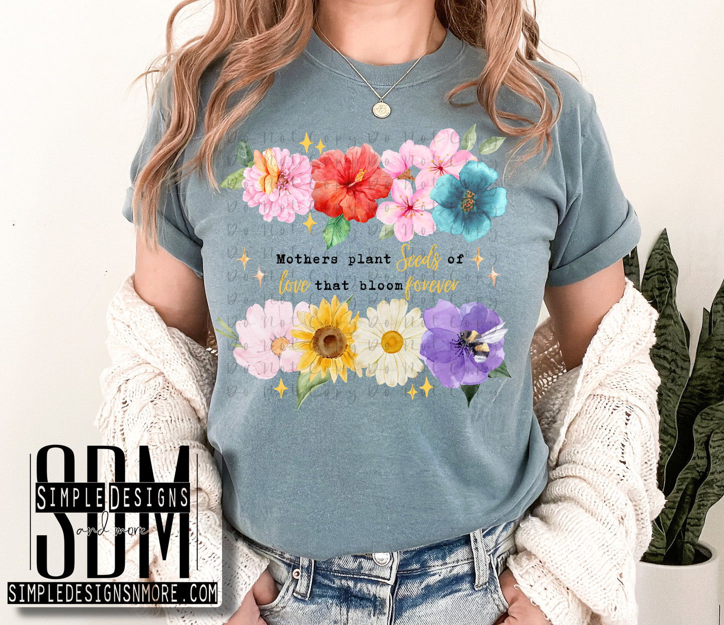 Mothers Plant Seeds Sublimation, Sublimation, DTF Direct to Film