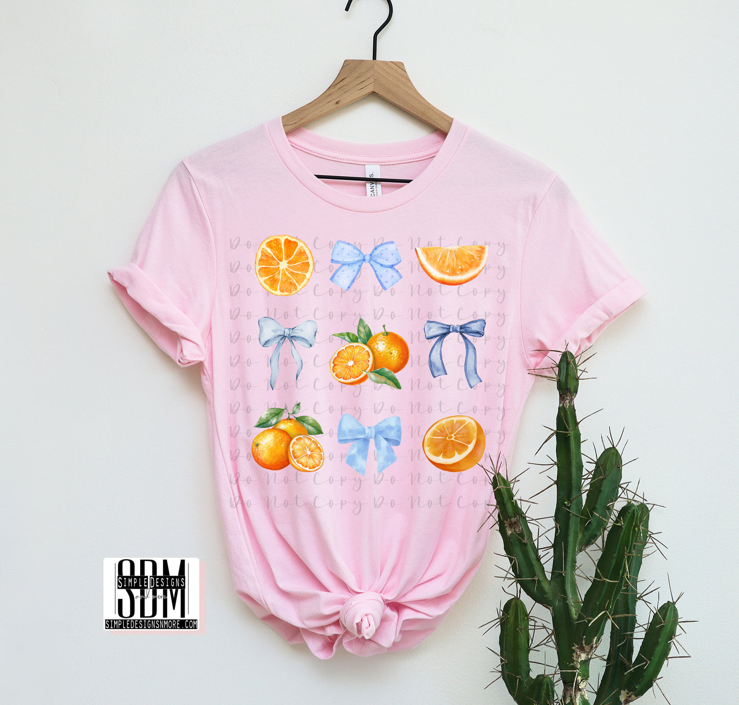 Oranges and Bows Fruit Collage Heat Transfers, Sublimation, DTF Direct to Film Heat Transfer