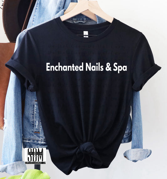 White Enchanted Nails Custom DTF Heat Transfer,Sublimation, DTF Direct to Film