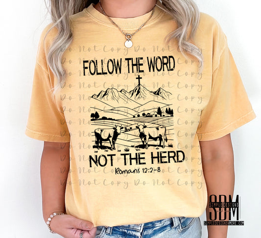 Follow The Word Heat Transfer Sublimation, Sublimation, DTF Direct to Film