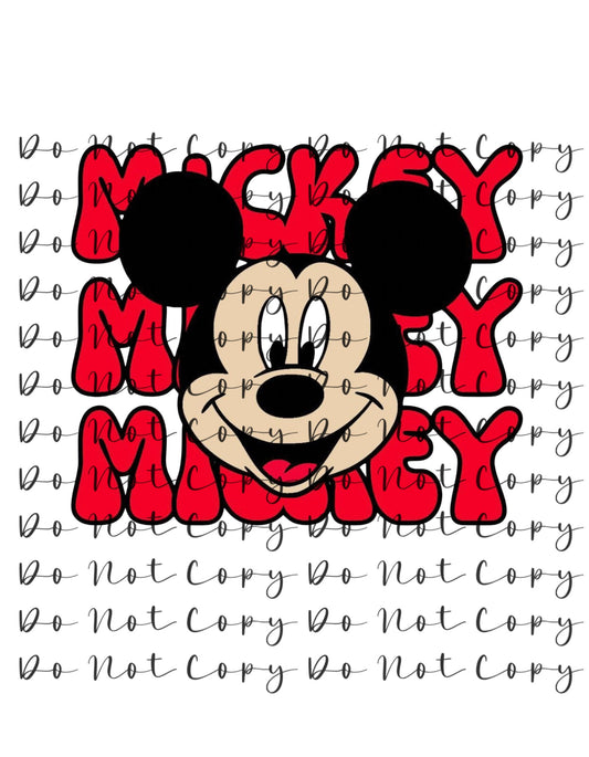 Donna Mickey Transfer Sublimation, Sublimation, DTF Direct to Film