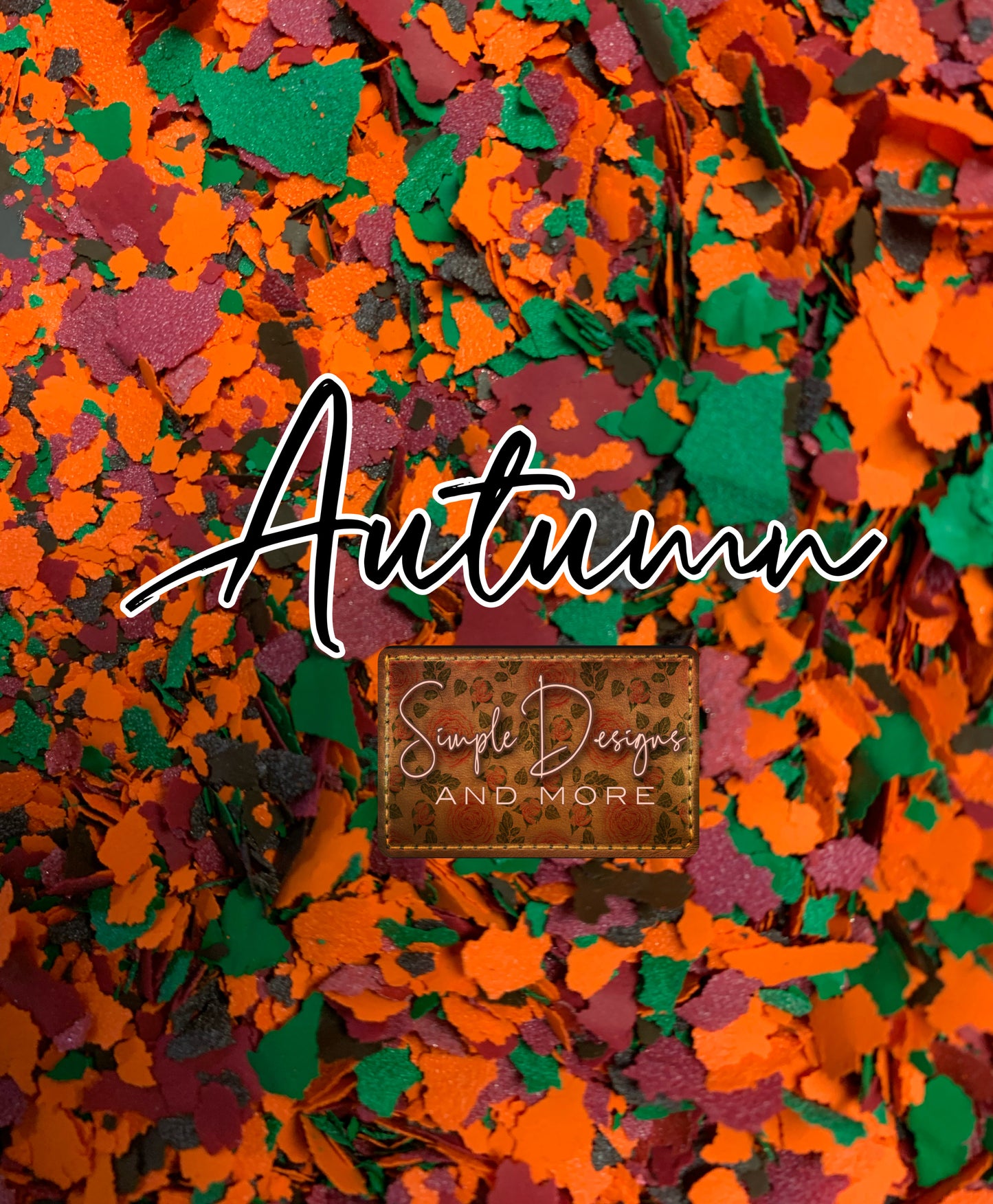 Autumn Screen Print Confetti, T-shirt Sprinkles, Garment Sprinkles, Shirt Decoration