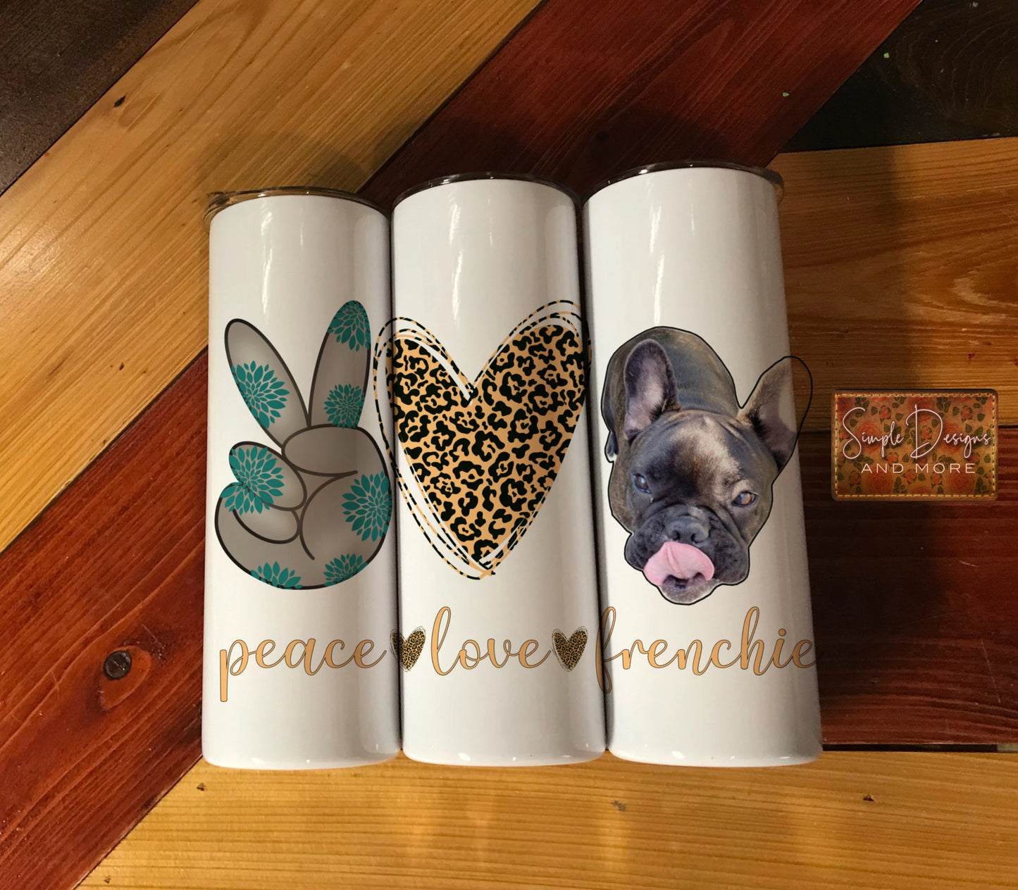 Custom Pet 20oz Straight Tumbler Sublimation Print