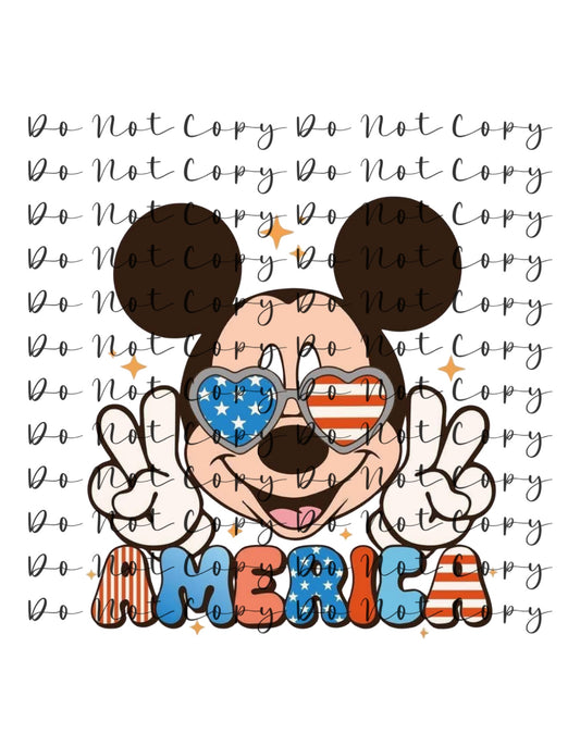 Donna Mick America Custom/Exclusive File Print Heat Transfer Sublimation, Sublimation, DTF Direct to Film