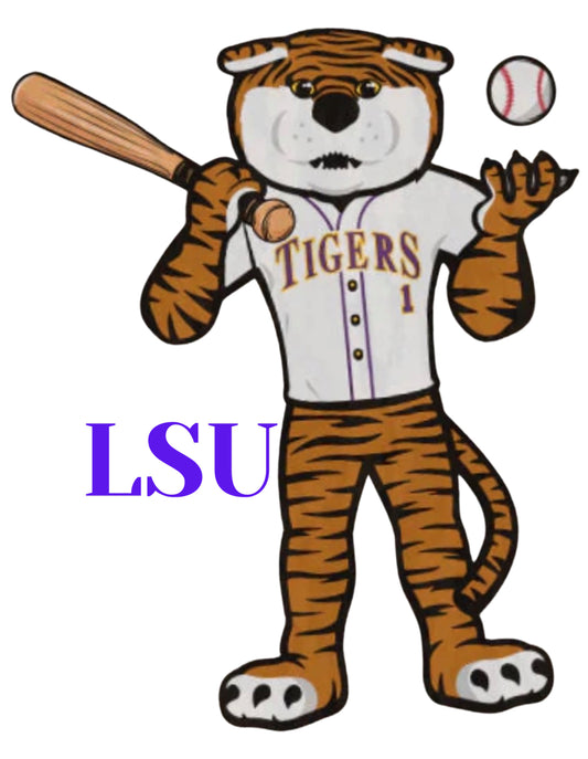 Lsu White Tiger Transfer Sublimation, Sublimation, DTF Direct to Film