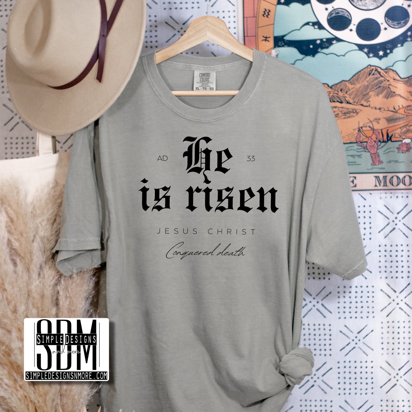 He is Risen Heat Transfer Sublimation, Sublimation, DTF Direct to Film