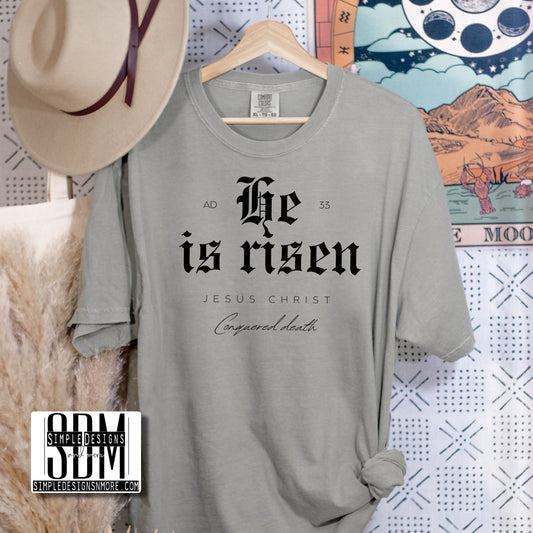 He is Risen Heat Transfer Sublimation, Sublimation, DTF Direct to Film